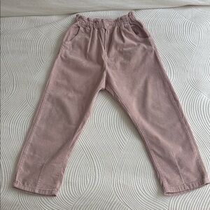 Zara Kids Light Pink Corduroy Trousers